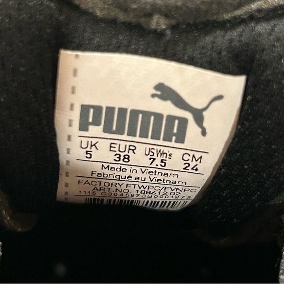 Puma Ignite Black and Purple Running Shoes - Picture 9 of 9